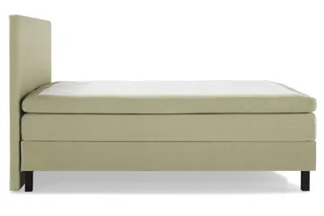 Lucky Komplett Sängpaket 180x200 Polyeter Slät Sänggavel - Grön - Möbler - Säng - Kontinentalsäng
