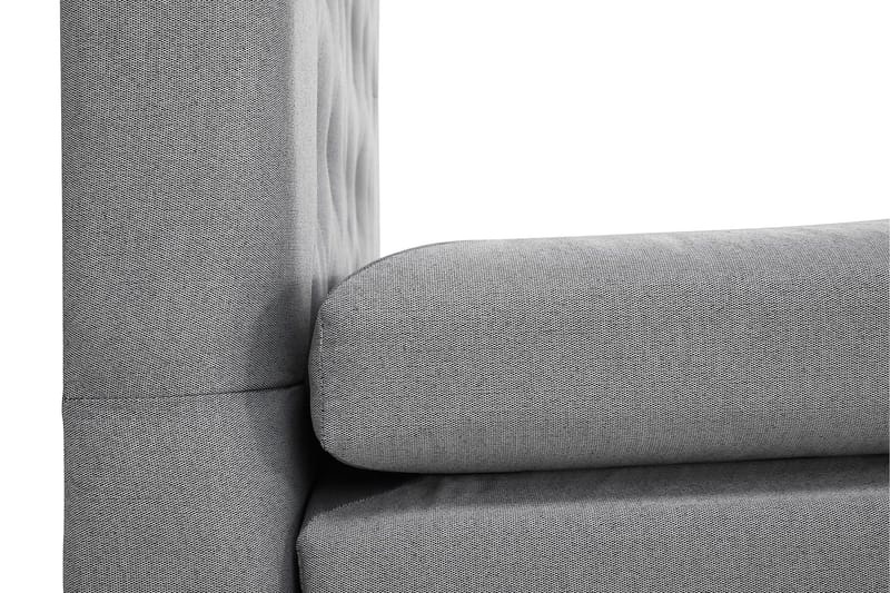 Lucky Komplett Sängpaket 180x200 Polyeter Diamant Sänggavel - Grå - Möbler - Säng - Komplett sängpaket