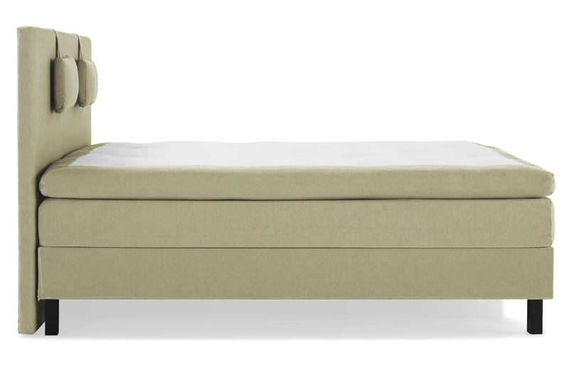 Lucky Komplett Sängpaket 180x200 Polyeter Slät Sänggavel - Nackkudde Liten Grön - Möbler - Säng - Kontinentalsäng