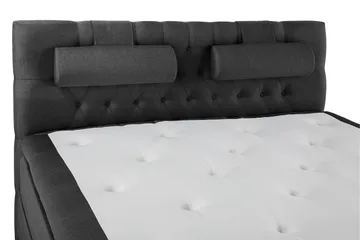 Lucky Komplett Sängpaket 180x200 Polyeter Diamant - Nackkudde Stor Svart/Grå - Möbler - Säng - Komplett sängpaket