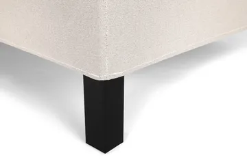Lucky Komplett Sängpaket 180x200 Polyeter Slät Sänggavel - Nackkudde Liten Beige - Möbler - Säng - Kontinentalsäng