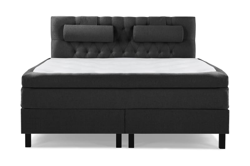 Lucky Komplett Sängpaket 180x200 Polyeter Diamant - Nackkudde Stor Svart/Grå - Möbler - Säng - Komplett sängpaket