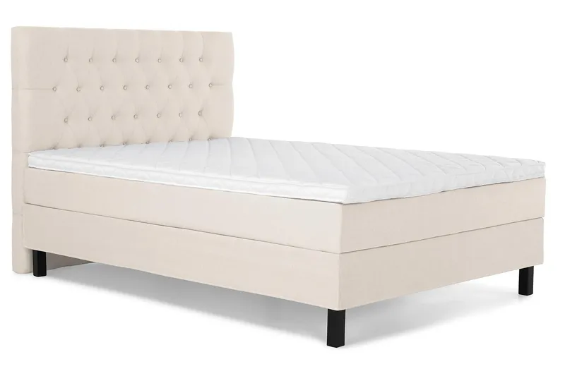 Lucky Kontinentalsäng 140x200 cm - Beige - Möbler - Säng - Komplett sängpaket