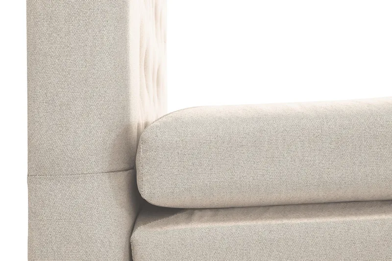 Lucky Kontinentalsäng 140x200Polyeter - Beige - Möbler - Säng - Komplett sängpaket