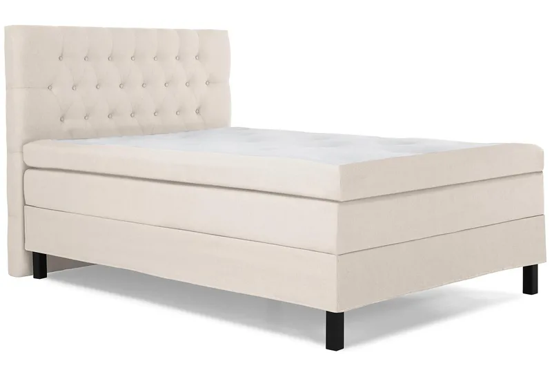 Lucky Kontinentalsäng 140x200Polyeter - Beige - Möbler - Säng - Komplett sängpaket