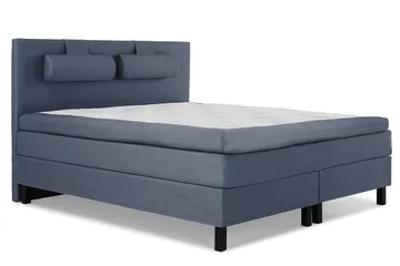 Lucky Kontinentalsäng 150x200Polyeter - Mörkblå - Möbler - Säng - Komplett sängpaket