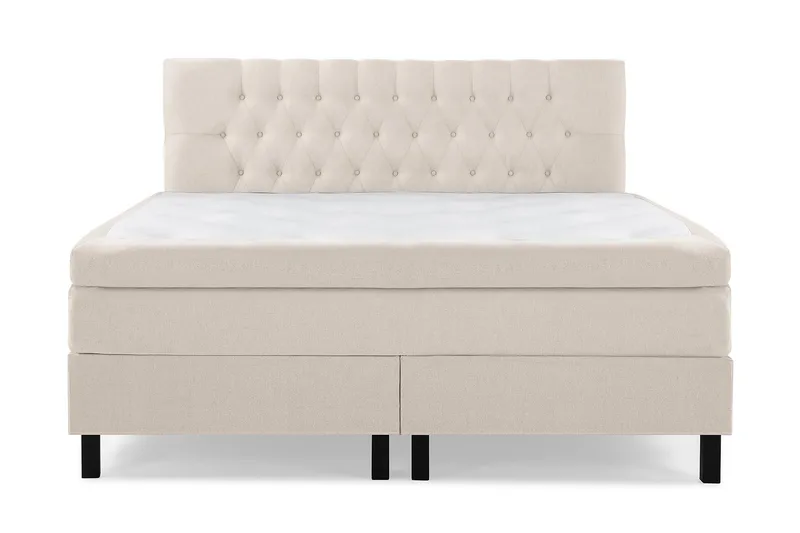 Lucky Kontinentalsäng 160x200Memorymadrass - Beige - Möbler - Säng - Kontinentalsäng