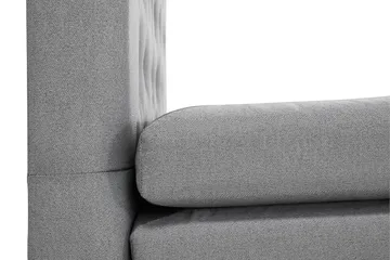 Lucky Kontinentalsäng 160x200Polyeter - Ljusgrå - Möbler - Säng - Komplett sängpaket