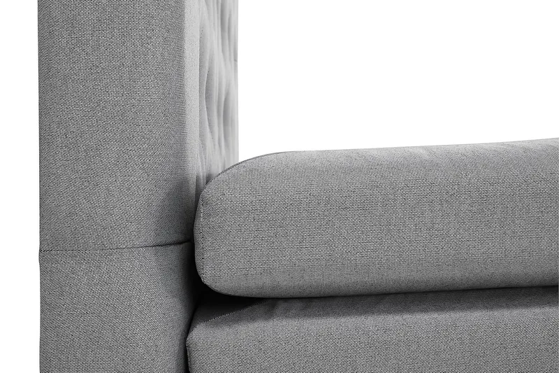 Lucky Kontinentalsäng 160x200Polyeter - Ljusgrå - Möbler - Säng - Komplett sängpaket