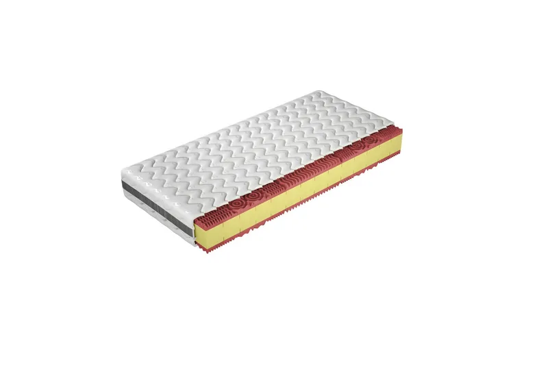 Hoefler Skummadrass 160x200 cm, Vit