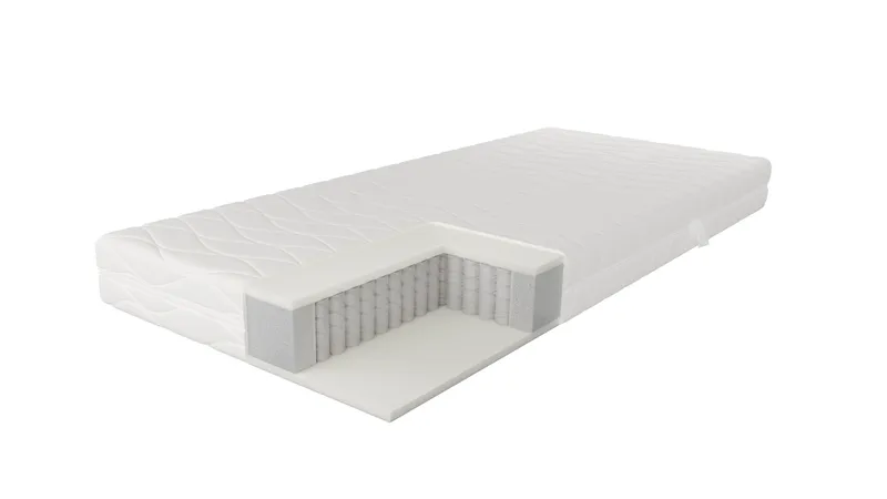 HVILA Pocket Resårmadrass med Tvättbar Klädsel 90x200 cm - Möbler - Säng - Madrasser - Resårmadrass & resårbotten