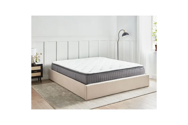 Resårgelmadrass Pleasant 180x200 cm, Medelfast - Möbler - Säng - Madrasser - Resårmadrass & resårbotten