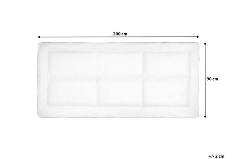 Trivor Bäddmadrass 90x200 cm - Vit - Möbler - Säng - Madrasser - Bäddmadrass