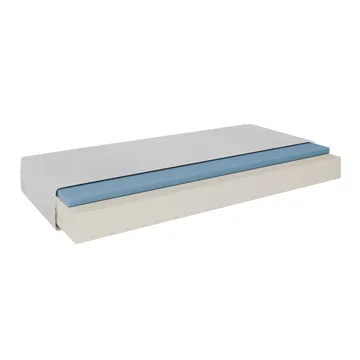 Urek Skummadrass  90x200 cm - vit, ljusblå och beige - Möbler - Säng - Madrasser - Skummadrass