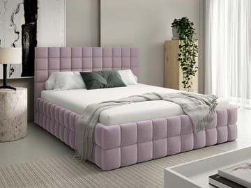 Morke Sängram med förvaring 140x200 cm - rosa - Möbler - Säng - Sängram & sängstomme