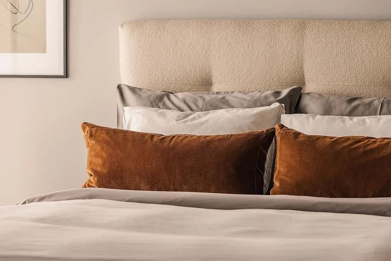 Oslo Lyx Kontinentalsäng Boucle 120x200 - Beige - Möbler - Säng - Kontinentalsäng