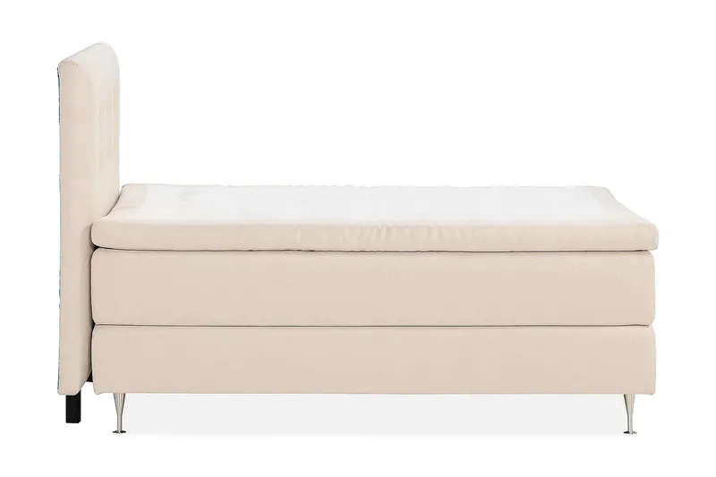 Oslo Lyx Kontinentalsäng Boucle 140x200 - Ljusbeige - Möbler - Säng - Kontinentalsäng