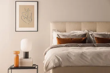 Oslo Lyx Kontinentalsäng Boucle 180x200 - Beige - Möbler - Säng - Kontinentalsäng