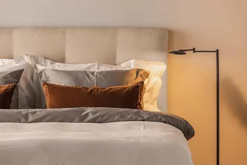 Oslo Lyx Kontinentalsäng Boucle 180x200 - Beige - Möbler - Säng - Kontinentalsäng
