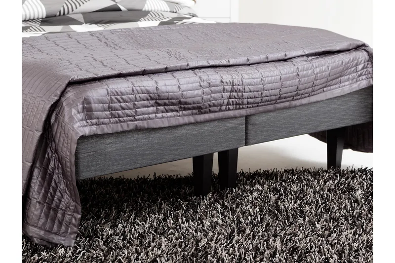 Prime Komplett Sängpaket 160x200 cm - Mörkgrå - Möbler - Säng - Komplett sängpaket