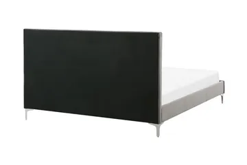Amberta Ramsäng 140x200 cm - Sammet/Grå - Möbler - Säng - Sängram & sängstomme