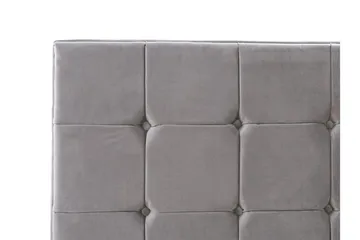 Amberta Ramsäng 140x200 cm - Sammet/Grå - Möbler - Säng - Sängram & sängstomme