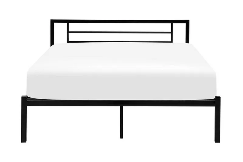 Cusset Sängram 160x200 cm - Svart - Möbler - Säng - Sängram & sängstomme