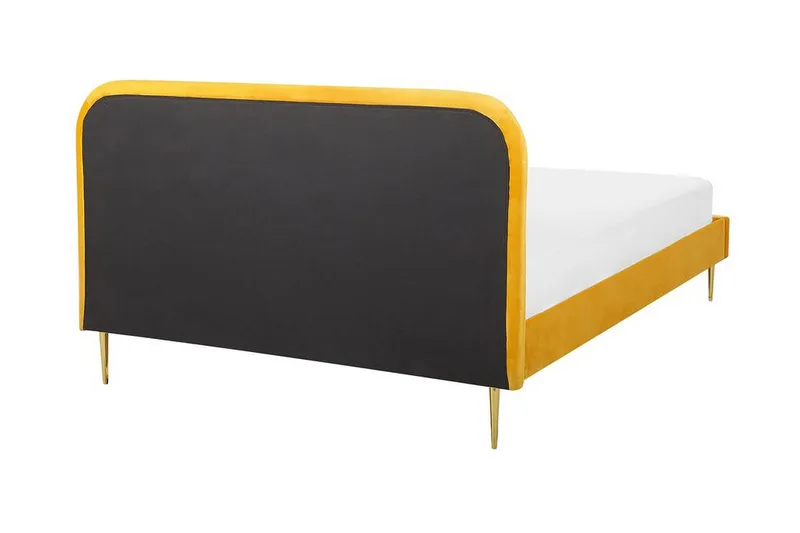 Larochelle Dubbelsäng 160x200 cm - Gul - Möbler - Säng - Sängram & sängstomme
