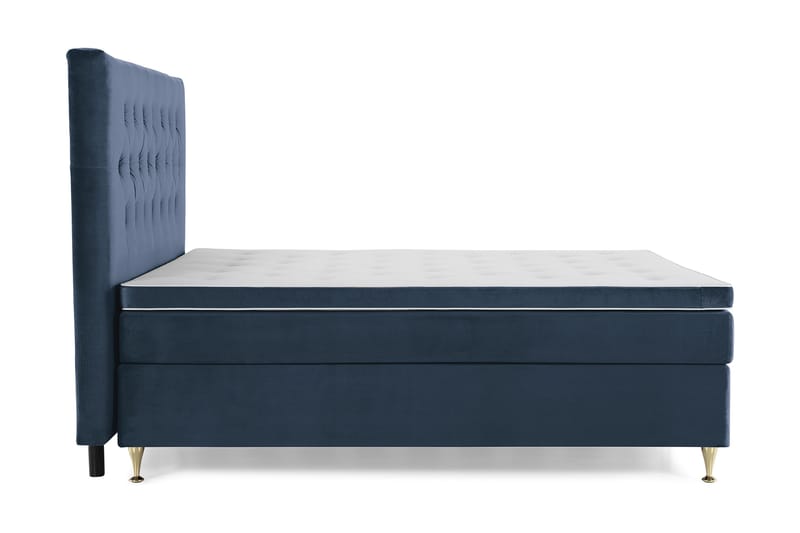 Royal Velvet Kontinentalsäng 160x200 cm - Mörkblå - Möbler - Säng - Komplett sängpaket