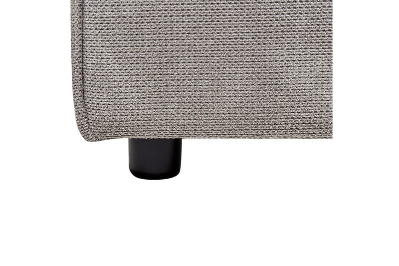 Säng med lamellram Linards - Grå/Polyester, 160x200 cm - Möbler - Säng - Sängram & sängstomme