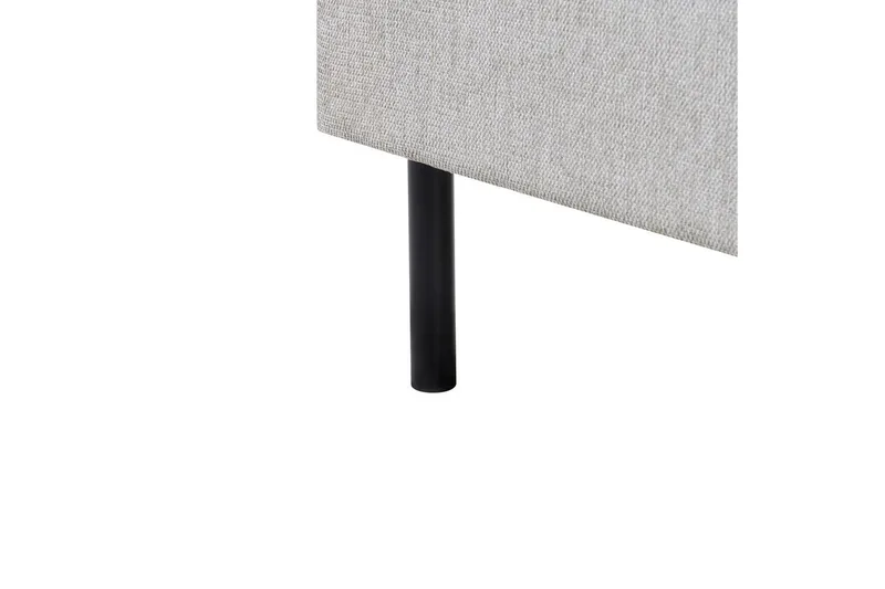 Säng med lamellram Margut - Grå/Polyester, 160x200 cm - Möbler - Säng - Sängram & sängstomme