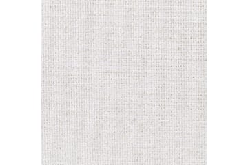 Säng med lamellram Millay - Vit, ljust trä, svart/Polyester, 180x200 cm - Möbler - Säng - Sängram & sängstomme