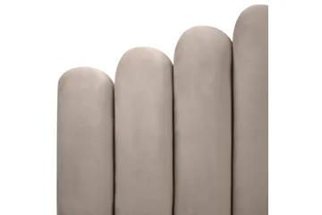 Säng med lamellram Vincennes - Taupe, svart, 160x200 cm - Möbler - Säng - Sängram & sängstomme