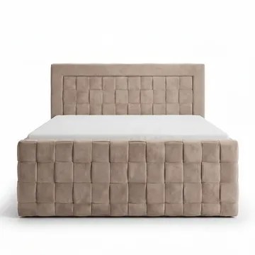 Sängpaket Kontinentalsäng Ryven 140x200 cm med Lyftförvaring - varm beige/latte - Möbler - Säng - Kontinentalsäng