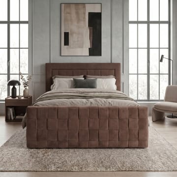 Sängpaket Kontinentalsäng Ryven 180x200 cm med Lyftförvaring - choklad/mörkbrun/mocka - Möbler - Säng - Kontinentalsäng