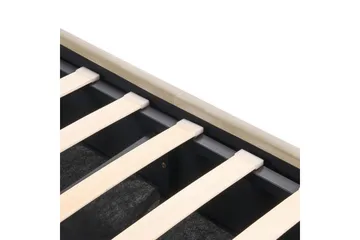 Sängram Säng med förvaring Rochefort Beige 160x200 - Möbler - Säng - Sängram & sängstomme