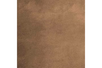 Almancil Komplett Sängpaket med Förvaring 160x200 cm i Sammet med Sänggavel + Bäddmadrass - Brun - Möbler - Säng - Sängram & sängstomme
