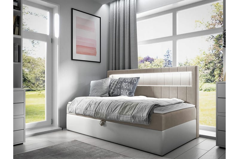 Boisdale Sängram 100x200 cm - Möbler - Säng - Sängram & sängstomme