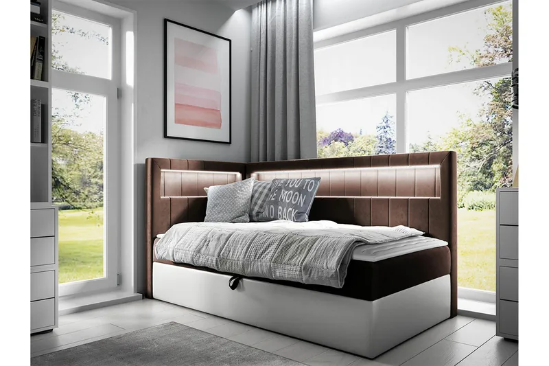 Boisdale Sängram 100x200 cm - Möbler - Säng - Sängram & sängstomme