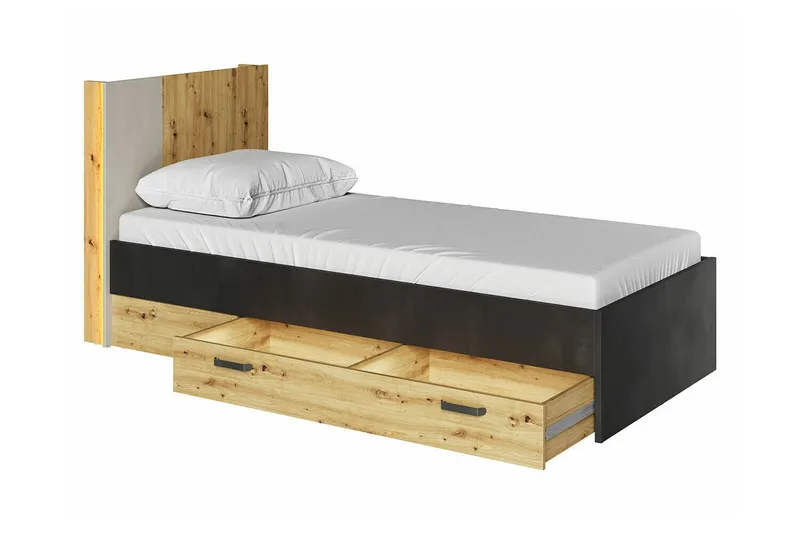 Rathmore Sängram 90x200 cm - Svart - Möbler - Säng - Sängram & sängstomme