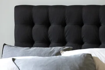 Ella Sänggavel 120 cm Rutig - Svart - Möbler - Säng - Sängtillbehör & sänggavel - Sänggavlar & huvudgavlar