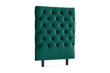 Ella Sänggavel 90 cm Djuphäftad - Grön/Sammet - Möbler - Säng - Sängtillbehör & sänggavel - Sänggavlar & huvudgavlar