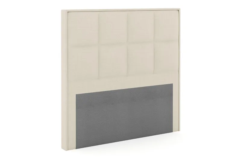 Select Rutig Sänggavel 140 cm - Beige - Möbler - Säng - Sängtillbehör & sänggavel - Sänggavlar & huvudgavlar