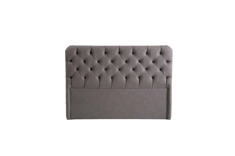 Sänggavel Sorang Grå - 130 x 130 x 12 cm - Möbler - Säng - Sängtillbehör & sänggavel - Sänggavlar & huvudgavlar