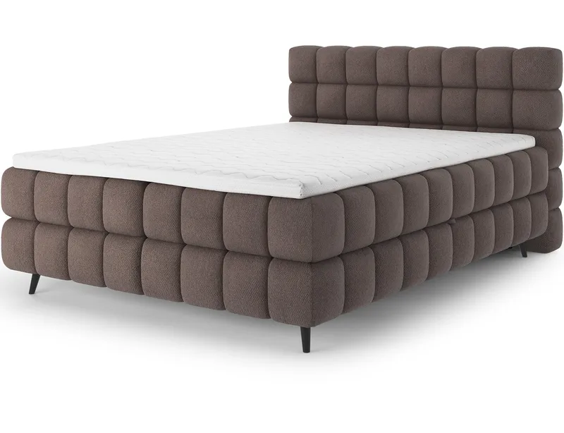 Sabeno Sängpaket Bubblig Kontinentalsäng med förvaring 180x200 cm, Tonall 22