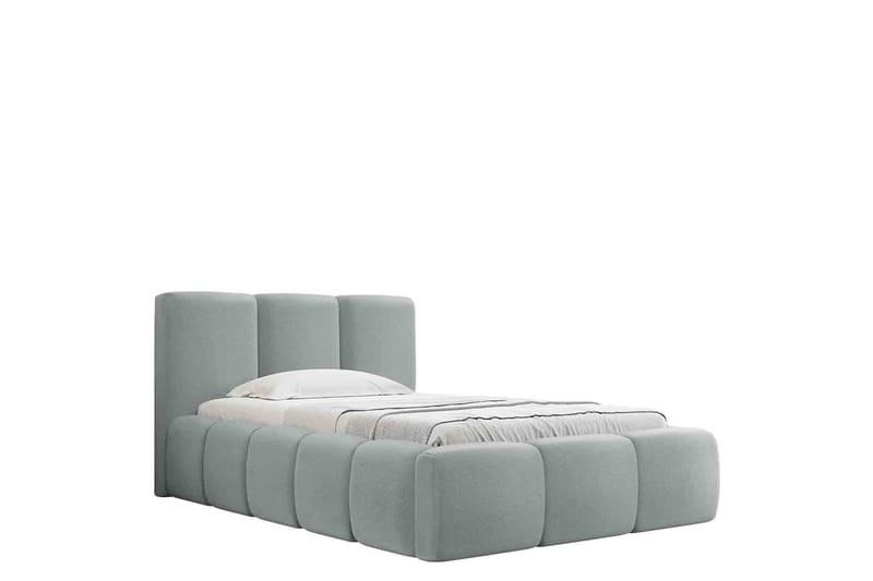 Salvenor Sängram med Förvaring 90x200 cm - Grå - Möbler - Säng - Sängram & sängstomme
