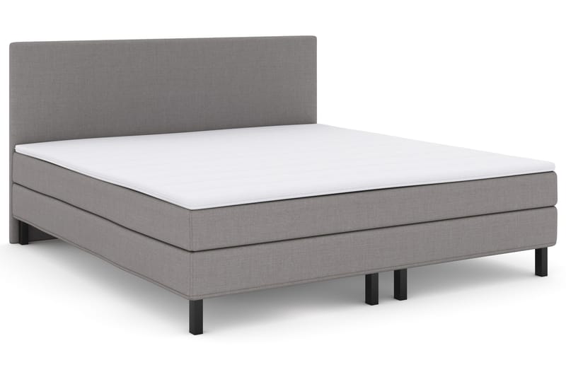 Select No 1 Komplett Sängpaket 210x210 - Ljusgrå/Svart - Möbler - Säng - Komplett sängpaket