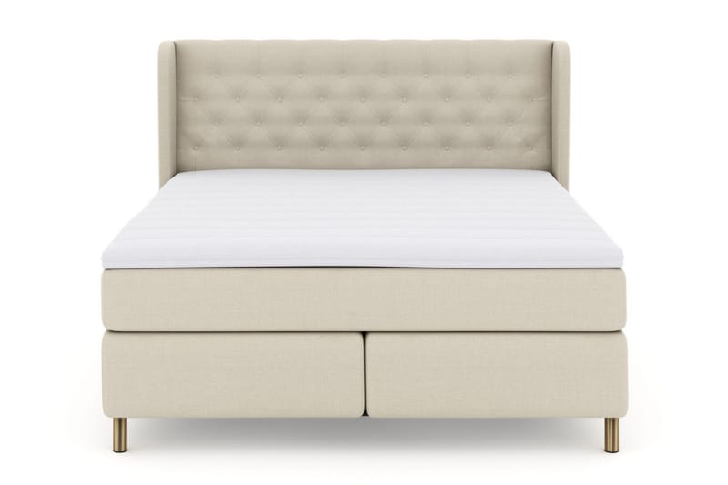 Select No 3 Komplett Sängpaket 180x200 Medium, Beige/Koppar