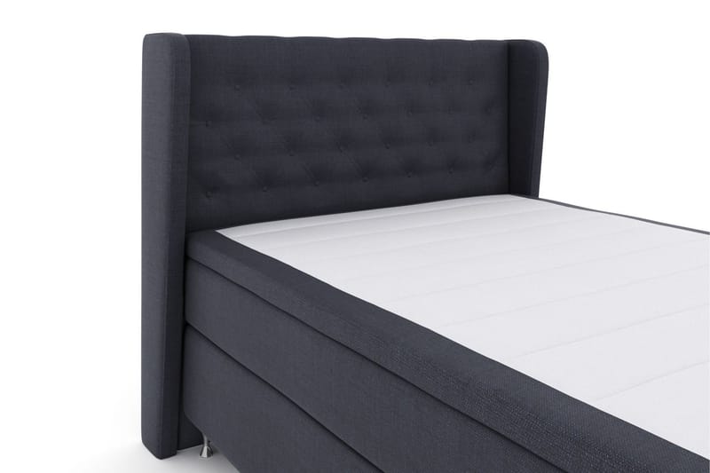 Select No 4 Komplett Sängpaket 160x200 Fast - Blå/Silver - Möbler - Säng - Komplett sängpaket