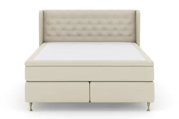 Select No 4 Komplett Sängpaket 160x200 Medium - Beige/Guld - Möbler - Säng - Komplett sängpaket